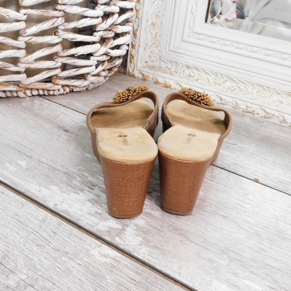 EUC LINDSAY PHILLIPS WMN SZ 10 DEVON WEDGE SANDAL - Picture 7 of 8